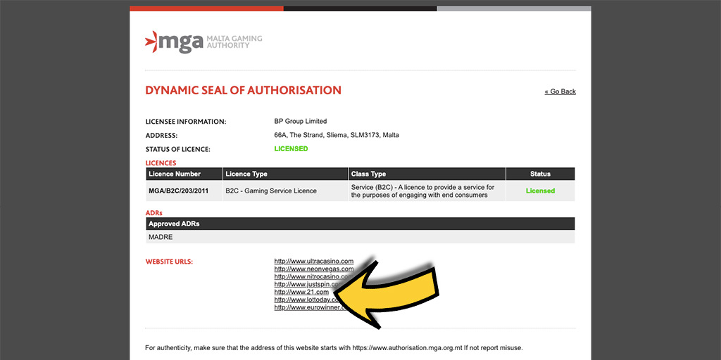 21.com – 게임을 즐기기에 안전한가? MGA Malta Gaming Authority