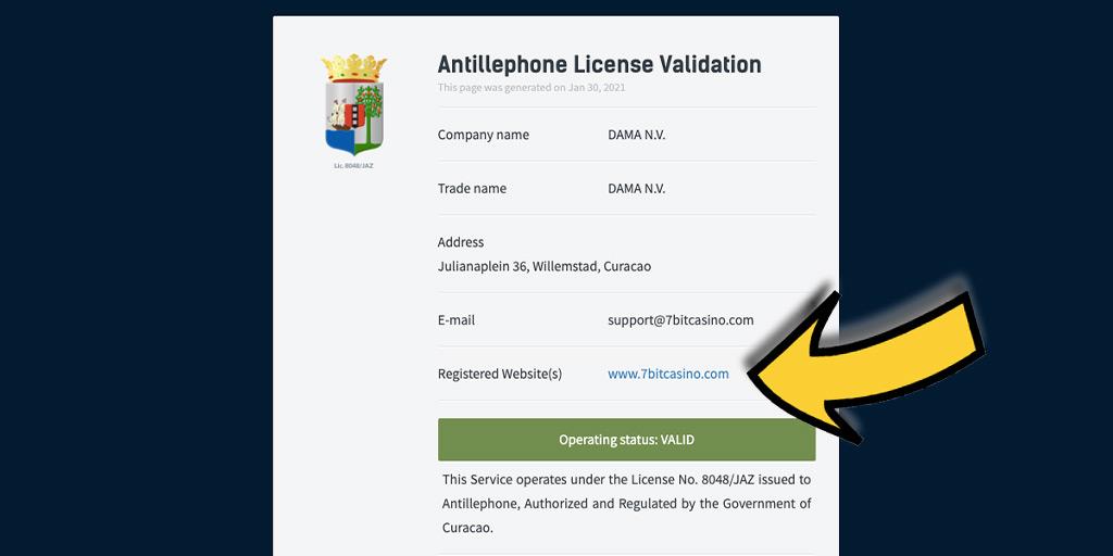 7Bit 카지노 – 게임을 즐기기에 안전한가? Curacao Antillephone