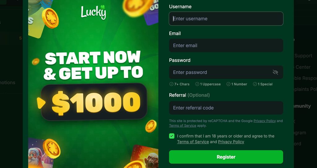 lucky.fun 등록하기